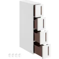 Songmics Nisplank met 4 lades