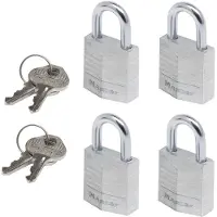 Master Lock P55992 Hangslot 20 mm Gelijksluitend Zilver Sleutelslot