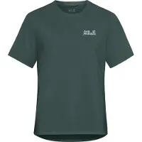 Jack Wolfskin T-Shirt Women Vonnan Graphic Outdoor Sago Palm-S