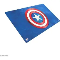 GameGenic Marvel Champions Mat Captain America Board Game Blauw