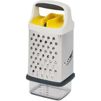 Joseph Joseph Multi grip rasp met reservoir 17 cm Geel