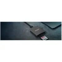 Transcend RDE2 geheugenkaartlezer Grijs