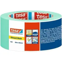 TESA PROFESSIONAL 4352 Allround Mask - Malerkrepp für scharfe Farbkanten 50m:50mm