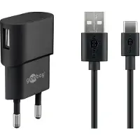 Goobay USB C oplader + Kabel