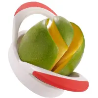 Westmark Mangosnijder, 20 x 10,5 x 6,5 cm, roestvrij staal/kunststof, wit/rood/zilver, 51642270