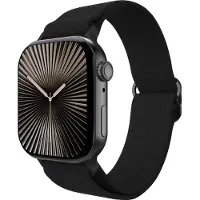Cazy horlogebandje geschikt voor Apple Watch Bandje (Urban Textura) - Smartwatchbandjes - Universeel bandje geschikt voor Apple 44/45/46/49 mm - Zwart