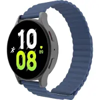 Cazy horlogebandje geschikt voor Samsung Galaxy Watch Bandje (Magfit) - Smartwatchbandjes - Universeel bandje geschikt voor Samsung Galaxy Watch 7 / Watch 6 / Watch 5 / Watch 4 / Watch FE - Navy