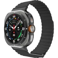 Cazy horlogebandje geschikt voor Samsung Galaxy Watch Bandje (Magfit) - Smartwatchbandjes - Universeel bandje geschikt voor Samsung Galaxy Watch Ultra (2024 / 2025) - Zwart