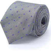 Gents - Stropdas - Stropdas heren - Zijde - Grijs