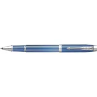 Parker IM Writing Rituals rollerbalpen | Rustgevend blauw Afwerking met kleurverloop en verchroomde details | fijne penpunt | zwarte inkt | geschenkverpakking