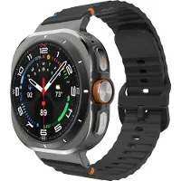 Just in Case Activeflex Strap Samsung Galaxy Ultra (2025/2024) Horlogebandje Zwart