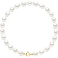 ATELIERS SAINT GERMAIN Armband van Echte Gecultiveerde Zoetwaterparels Rijstkorrel 4-5 mm