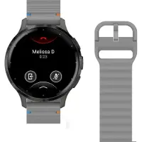 Just in Case ActiveFlex armband voor Garmin Venu 3S/4 (41mm), grijs