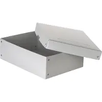 Falken PureBox PRO A4 archiefbox, voor maximaal 1250 vel, DIN ISO 16245-A, met etiketveld, L 320 x B 240 x vulhoogte 100 mm, FSC karton, wit