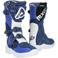 Acerbis X-Team JR Blauw Witte Kinder Crosslaarzen Maat 36
