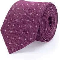 Gents - Stropdas - Stropdas heren - Wol - Rood