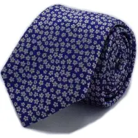 Gents - Stropdas - Stropdas heren - Zijde - Blauw