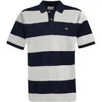 Gant Shirt marine / grijs gemêleerd