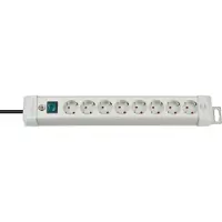 Brennenstuhl Premium-Line stekkerdoos met 8 contacten / grijs - 3 meter