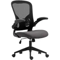 Molecule Marcos bureaustoel mesh zwart/grijs