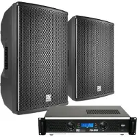 Power Dynamics geluidsinstallatie met 2x PD410P 10 speakers - 1600W