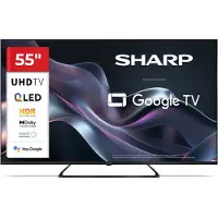 Sharp 55HP6265E, 139,7 cm (55 inch), 3840 x 2160 pixels, QLED, Smart TV, Wi-Fi, zwart