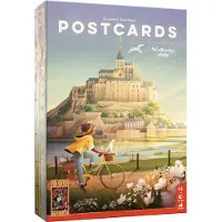 999 Games - Postcards - Strategisch Bordspel - Met een solo variant - Hop! Op de fiets spel!