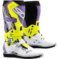 Sidi Crossair HD Billy Bolt, laarzen ,Lila/Wit/Neon-Geel/Zwart ,40 EU