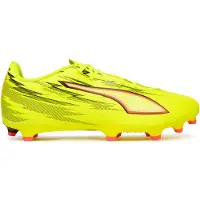 Puma Ultra 6 Play FG/AG Unleashed - Geel/Zwart/Gloeiend rood/Neon