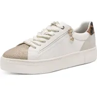 Tamaris Sneakers laag lichtbruin / grijs / wit