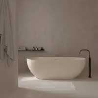 Ideavit Vrijstaande badkuip solidera 170x80x55 cm creme mat