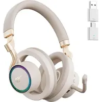 Havit Fuxi-H8 - Draadloze Gaming Headset - Goud - 3D Geluid - Head-tracking