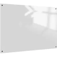 Ivol Frameless glassboard Premium - Wit - 120x180 cm