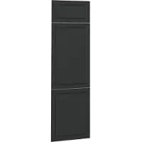 Vicco R-Line Keukenfront – 59.6 x 196 cm meubelfront voor de koelkastombouwkast Antraciet landhuis
