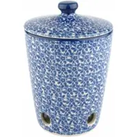 Bunzlau Castle Ui Knoflookpot Indigo (Ø 12,5 cm)