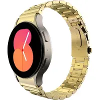Just in Case Rvs Bandje Goud voor Samsung Galaxy Watch 7/6/5/4 20mm