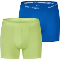 Happy Shorts Onderbroek 'Neon' blauw / appel