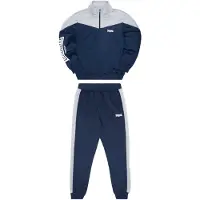 Lonsdale Trainingspak 'Caunton' navy / lichtblauw / wit