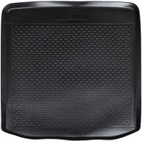 vidaXL Kofferbakmat Zwart Rubber