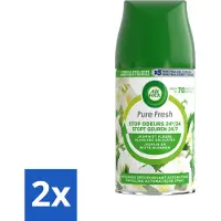 Air Wick 2 x Freshmatic - Luchtverfrisser Navulling - Pure Jasmijn & Witte Bloemen - 250ml - Luchtverfrisser - - Jasmijn - Witte Bloemen - Geurverspreider