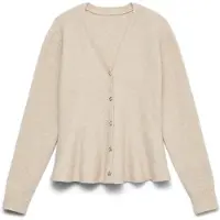 Vero Moda Gebreid vest 'VMGrace' beige