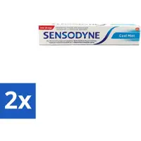 Sensodyne 2 x - Tandpasta - Cool Mint - Gevoelige Tanden - 75 ml - Tandgevoeligheid - Tandpasta - - Cool Mint - Gevoelige Tanden