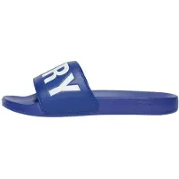 Superdry Strand-/badschoen blauw / wit