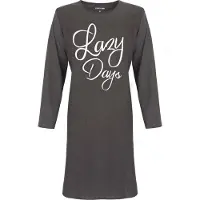 Temptation TPNGD2202A dames bigshirt Donker Grijs. - Maten: M