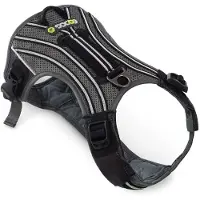 EQDOG Hondentuig Pro Harness Zwart Maat XS