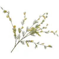 Silk-ka - Kunstbloem - geel - H122 cm