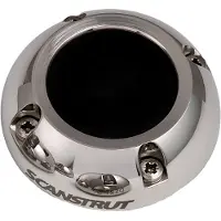 Scanstrut Stainless Steel Deck Seal Connector Zilver Connectors 30 mm/Cables 9-14 mm
