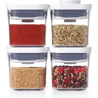 Oxo Voorraadbus Good Grips POP Mini Vierkant (Set van 4)
