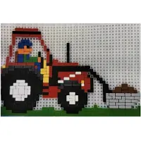 Stick-It Stickit Tractor met voorlader, ca. 650 steentjes