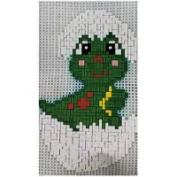 Stick-It Stickit Dino in het ei, ca. 750 steentjes